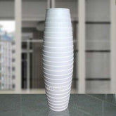 INPHIC-歐式純白落地樓梯大花瓶 現代簡約客廳擺件 工藝品 居家裝飾